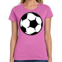 Ladies Heavy Cotton 100% Cotton T Shirt Thumbnail