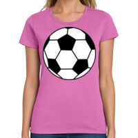 Ladies Heavy Cotton 100% Cotton T Shirt Thumbnail