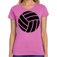 Ladies Heavy Cotton 100% Cotton T Shirt Thumbnail