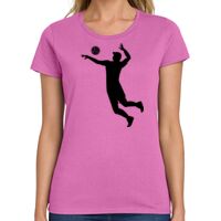 Ladies Heavy Cotton 100% Cotton T Shirt Thumbnail