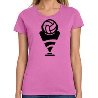 Ladies Heavy Cotton 100% Cotton T Shirt Thumbnail