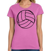 Ladies Heavy Cotton 100% Cotton T Shirt Thumbnail