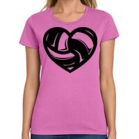 Ladies Heavy Cotton 100% Cotton T Shirt Thumbnail