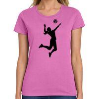 Ladies Heavy Cotton 100% Cotton T Shirt Thumbnail