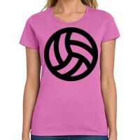 Ladies Heavy Cotton 100% Cotton T Shirt Thumbnail
