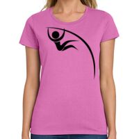 Ladies Heavy Cotton 100% Cotton T Shirt Thumbnail
