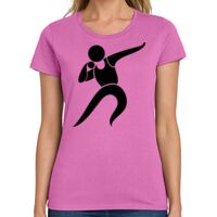 Ladies Heavy Cotton 100% Cotton T Shirt Thumbnail