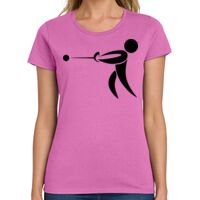 Ladies Heavy Cotton 100% Cotton T Shirt Thumbnail