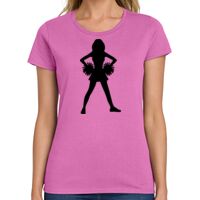 Ladies Heavy Cotton 100% Cotton T Shirt Thumbnail