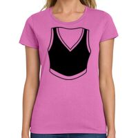 Ladies Heavy Cotton 100% Cotton T Shirt Thumbnail