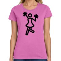 Ladies Heavy Cotton 100% Cotton T Shirt Thumbnail