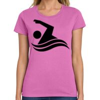 Ladies Heavy Cotton 100% Cotton T Shirt Thumbnail