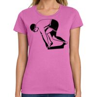 Ladies Heavy Cotton 100% Cotton T Shirt Thumbnail