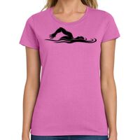 Ladies Heavy Cotton 100% Cotton T Shirt Thumbnail