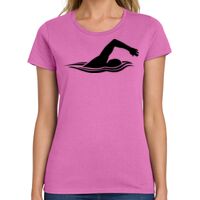 Ladies Heavy Cotton 100% Cotton T Shirt Thumbnail