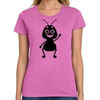 Ladies Heavy Cotton 100% Cotton T Shirt Thumbnail