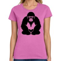 Ladies Heavy Cotton 100% Cotton T Shirt Thumbnail