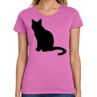 Ladies Heavy Cotton 100% Cotton T Shirt Thumbnail
