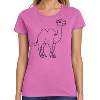 Ladies Heavy Cotton 100% Cotton T Shirt Thumbnail