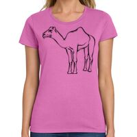 Ladies Heavy Cotton 100% Cotton T Shirt Thumbnail