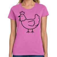Ladies Heavy Cotton 100% Cotton T Shirt Thumbnail