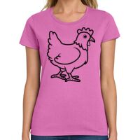 Ladies Heavy Cotton 100% Cotton T Shirt Thumbnail