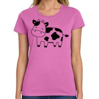 Ladies Heavy Cotton 100% Cotton T Shirt Thumbnail