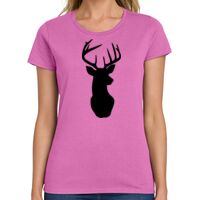 Ladies Heavy Cotton 100% Cotton T Shirt Thumbnail