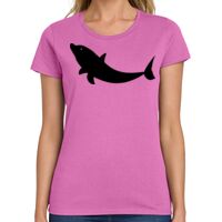 Ladies Heavy Cotton 100% Cotton T Shirt Thumbnail