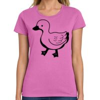 Ladies Heavy Cotton 100% Cotton T Shirt Thumbnail