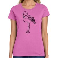 Ladies Heavy Cotton 100% Cotton T Shirt Thumbnail