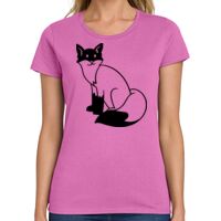 Ladies Heavy Cotton 100% Cotton T Shirt Thumbnail