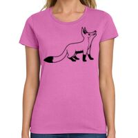 Ladies Heavy Cotton 100% Cotton T Shirt Thumbnail