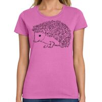 Ladies Heavy Cotton 100% Cotton T Shirt Thumbnail