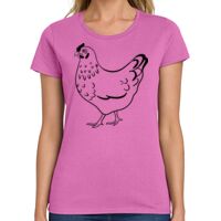 Ladies Heavy Cotton 100% Cotton T Shirt Thumbnail