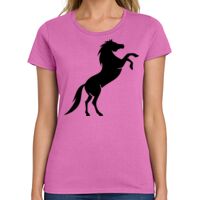 Ladies Heavy Cotton 100% Cotton T Shirt Thumbnail