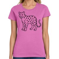 Ladies Heavy Cotton 100% Cotton T Shirt Thumbnail