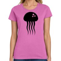 Ladies Heavy Cotton 100% Cotton T Shirt Thumbnail