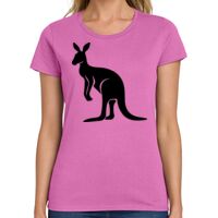 Ladies Heavy Cotton 100% Cotton T Shirt Thumbnail