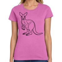 Ladies Heavy Cotton 100% Cotton T Shirt Thumbnail