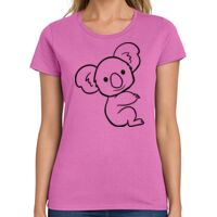 Ladies Heavy Cotton 100% Cotton T Shirt Thumbnail