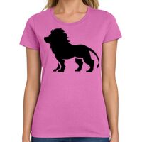 Ladies Heavy Cotton 100% Cotton T Shirt Thumbnail