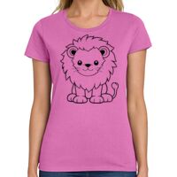 Ladies Heavy Cotton 100% Cotton T Shirt Thumbnail