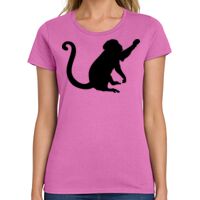 Ladies Heavy Cotton 100% Cotton T Shirt Thumbnail