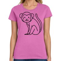 Ladies Heavy Cotton 100% Cotton T Shirt Thumbnail