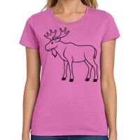 Ladies Heavy Cotton 100% Cotton T Shirt Thumbnail