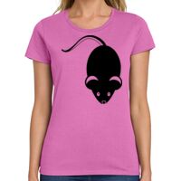 Ladies Heavy Cotton 100% Cotton T Shirt Thumbnail