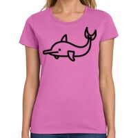 Ladies Heavy Cotton 100% Cotton T Shirt Thumbnail