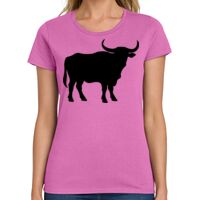 Ladies Heavy Cotton 100% Cotton T Shirt Thumbnail