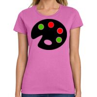 Ladies Heavy Cotton 100% Cotton T Shirt Thumbnail